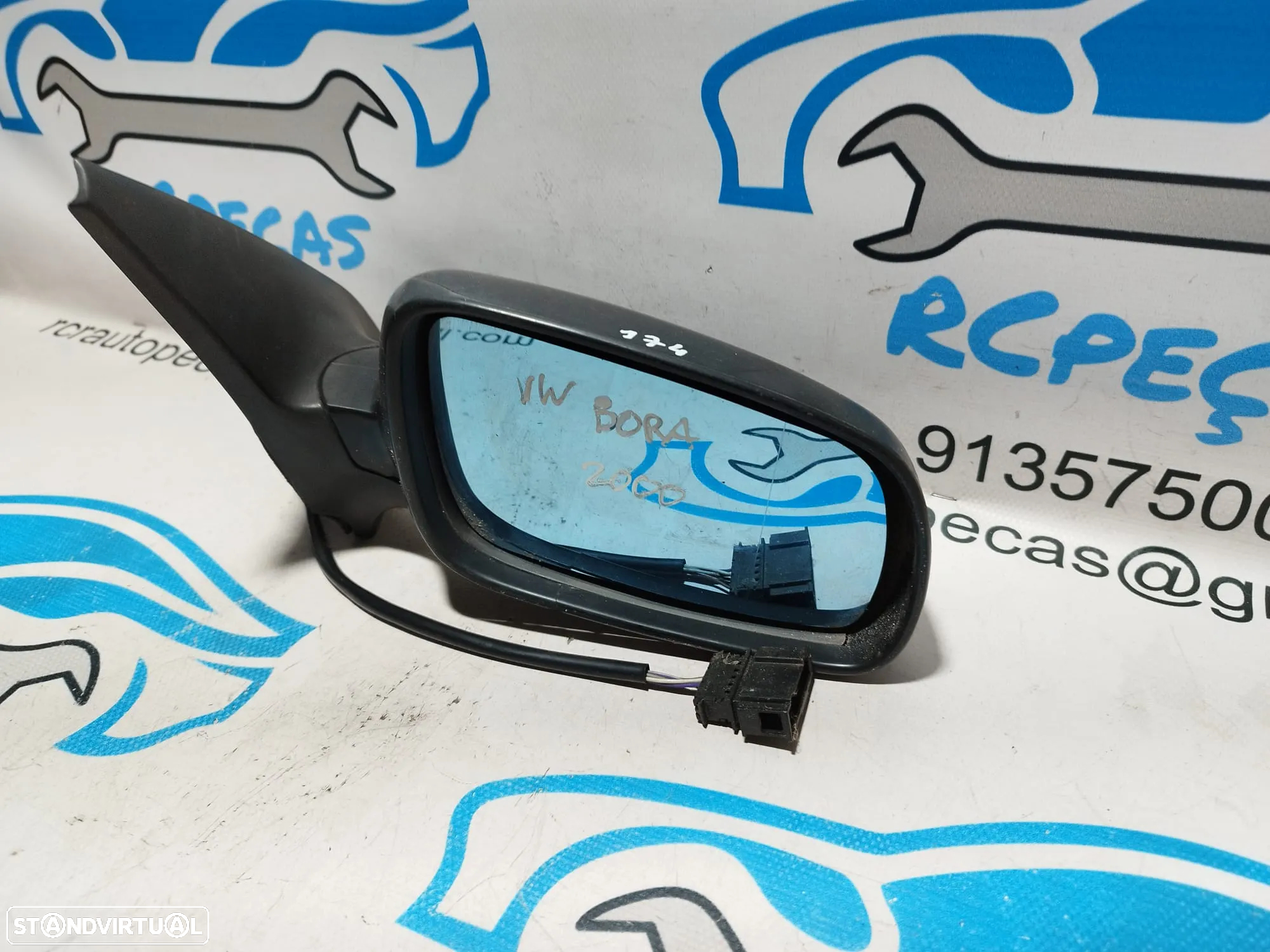 ESPELHO RETROVISOR DIREITO VW VOLKSWAGEN BORA 1J1857508D 1J1857508 ELETRICO AQUECIDO ESPELHOS RETROVISORES - 5