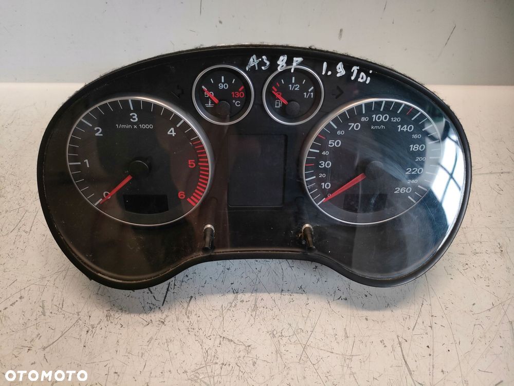 AUDI A3 8P 1.9 TDI 3-DRZWI 03- LICZNIK ZEGARY 8P0920900B - 4