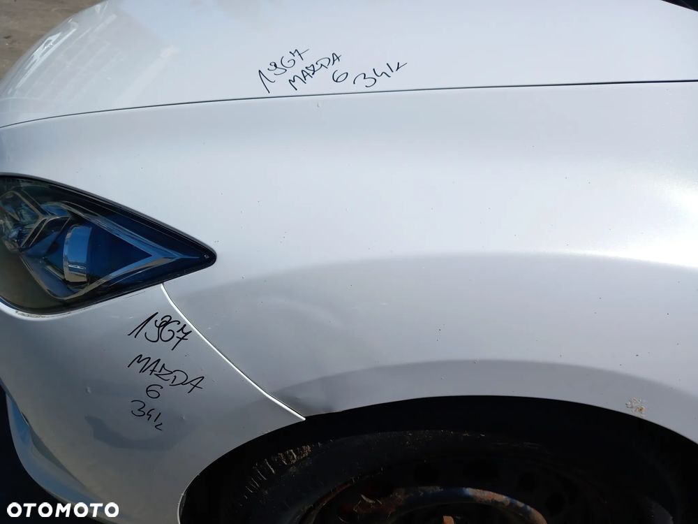 MAZDA 6 GH BŁOTNIK LEWY PRZEDNI LEWY PRZÓD KOLOR: 34K - 3