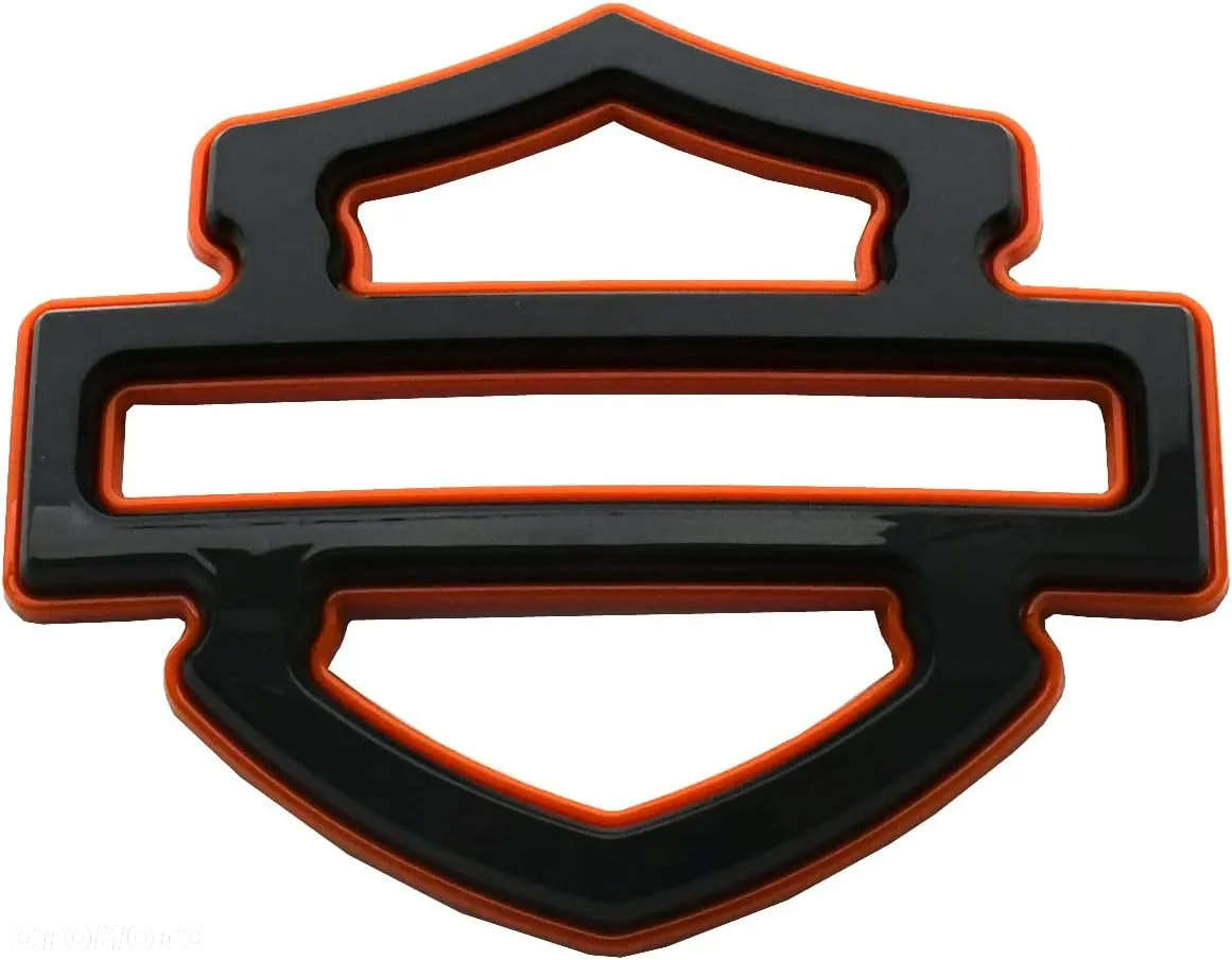 Emblematy Harley Davidson komplet prawy lewy emblemat na bak metalowy pom - 3