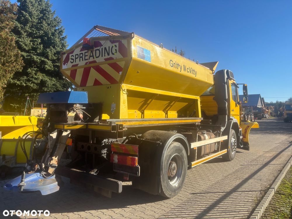 Mercedes-Benz AXOR 1824 4x2 piaskarka solarka schmidt pług - 4