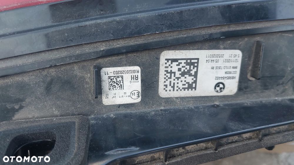 BMW 7 G11 LIFT LCI LAMPA W KLAPĘ PRAWA ORYGINALNA 9854644 EURO - 6