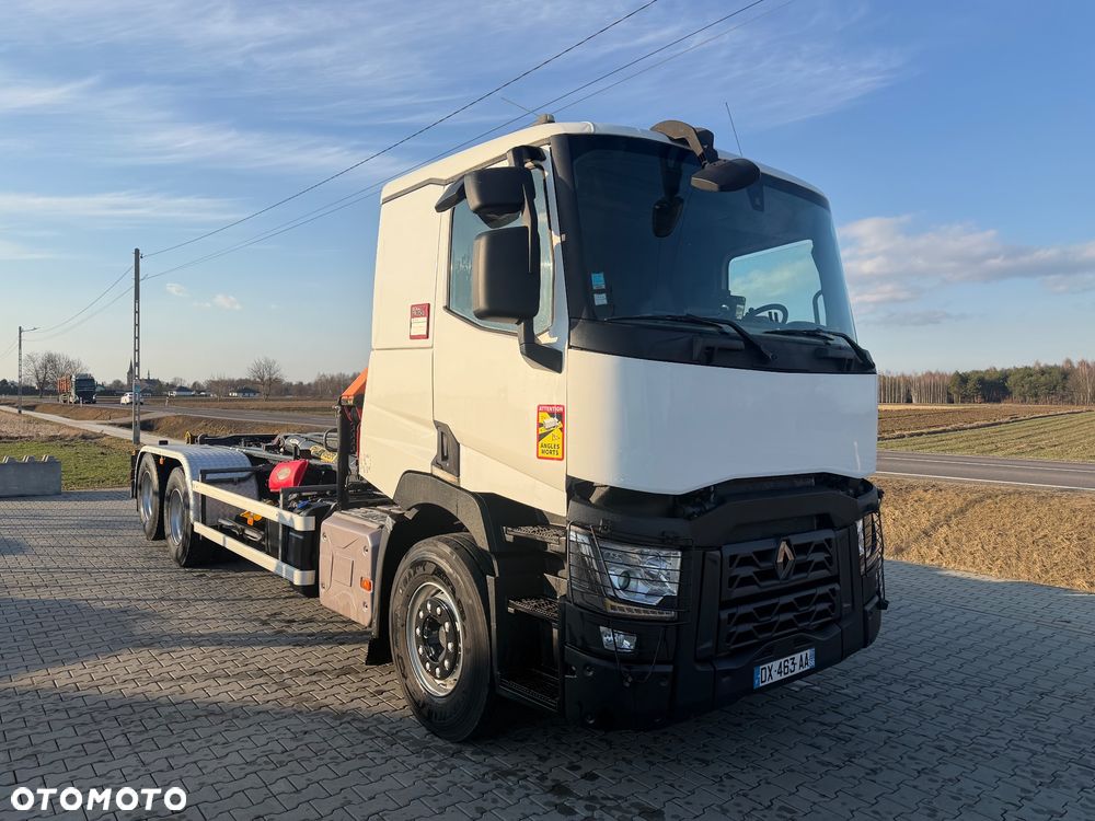 Renault C460 !! 6x2 !! Hakowiec + HDS !! Import France - 5
