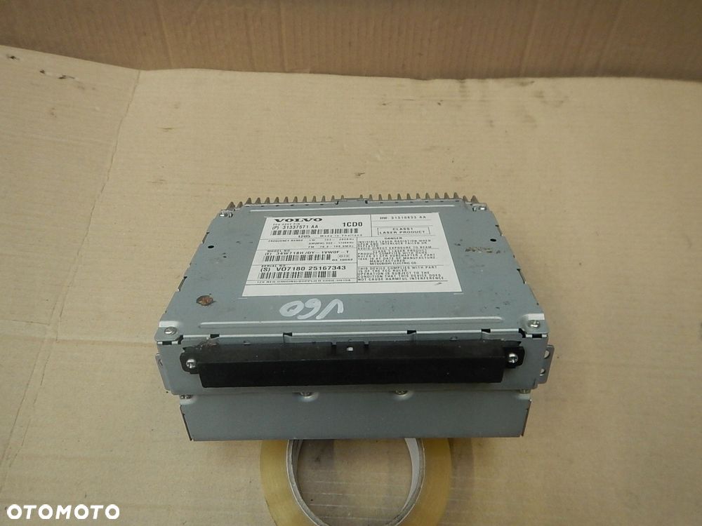 radio zmieniarka tuner cd volvo s60 ii v60 31337571 aa - 1