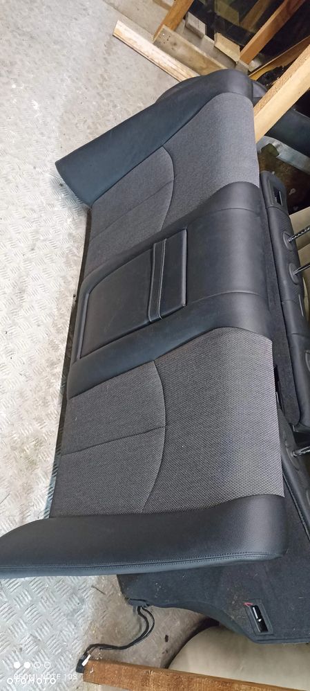 MERCEDES W211 LIFT SEDAN KANAPA OPARCIE PÓŁ SKÓRA - 1