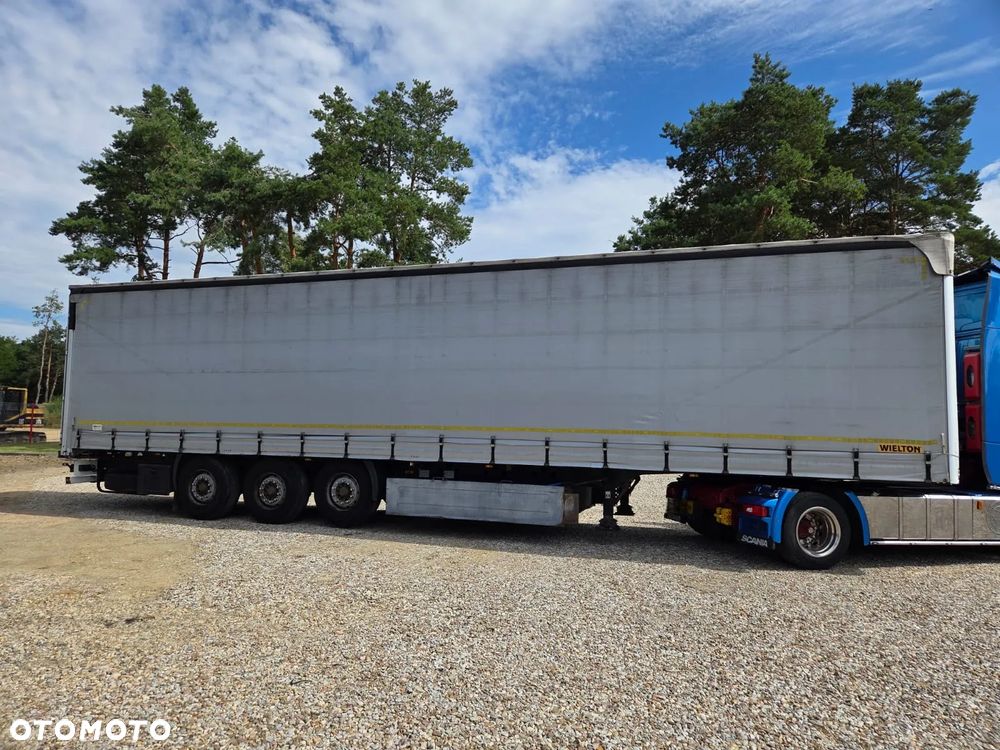 Wielton NS3 / FIRANKA / ZSUWANY DACH / PODNOSZONA OŚ / - 3