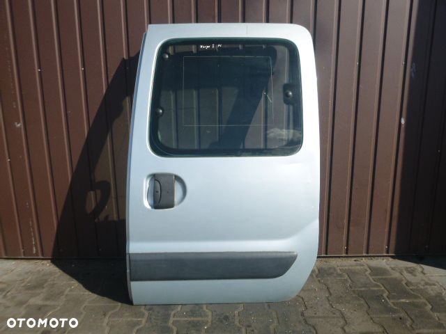 DRZWI LEWE BOCZNE PRZESUWNE SUWANE KOMPLETNE RENAULT KANGOO I LIFT KOLOR TEB64 03-08 - 1