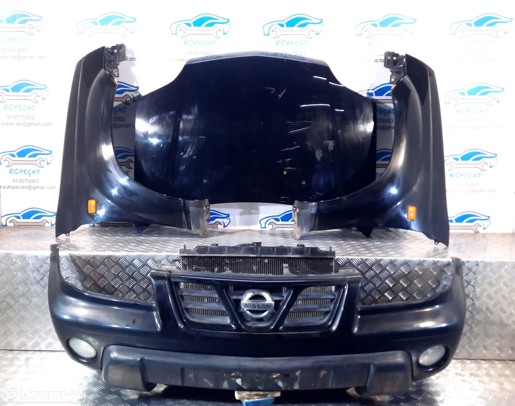 FRENTE NISSAN XTRAIL T30 CAPOT PARACHOQUES GUARDA-LAMAS OTICAS RADIADOR VENTILADOR - 9
