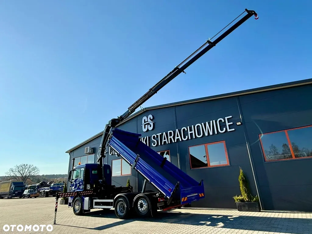 MAN MAN TGS TGX TGM TGL 26.360 Wywrotka 3S + HDS HMF 12,6 m // 4 x wysuw // 6x4 , 6x2 , kiper , wywrot kran dzwig żuraw crane Stan Perfekcyjny ! - 13