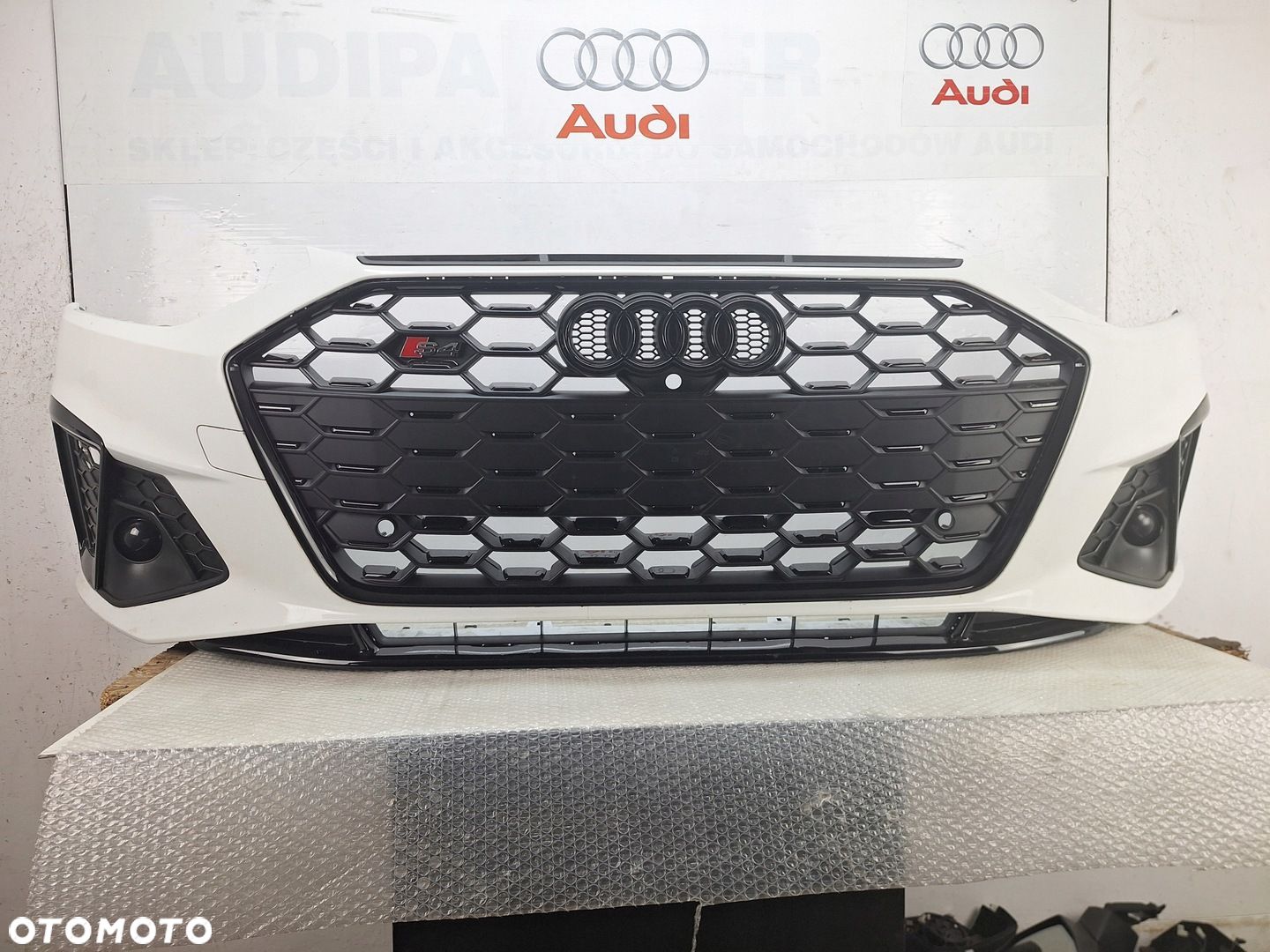 ZDERZAK AUDI S4 8W 8W0 B9 2020-2024 LIFT PO LIFTINGU BLACK EDITION 4 X PDC - 1
