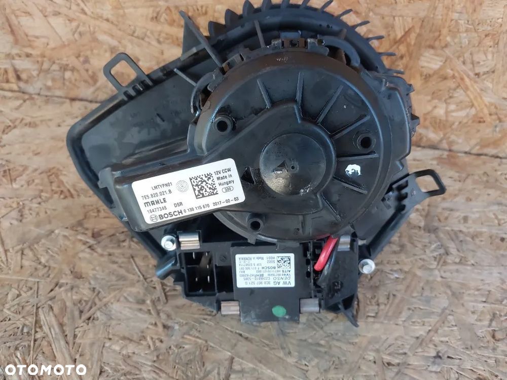 dmuchawa nawiewu wentylator rezystor vw transporter t6 multivan 7e5820021b - 4