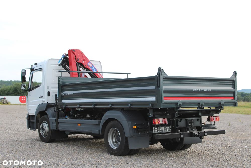 Mercedes-Benz Atego 1524 Nowy 3-stronny Wywrot Kiper Wywrotka Nowy żuraw HDS HMF 810 K2 Fassi Palfinger Hiab DN HC TGL TGM Midlum Eurocargo LF FL - 19