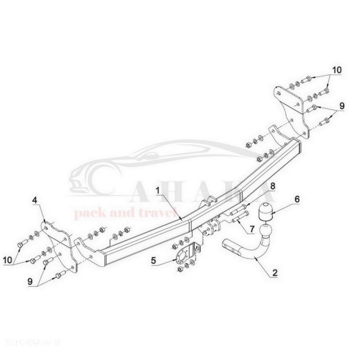 Hak Holowniczy Odkręcany Do Hyundai Ix20 2015-2019 - 5