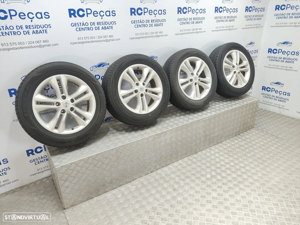 Conjunto Jantes 17 Originais Nissan Qashqai 1 J10 6,5J ET40 5x114,5 - 6