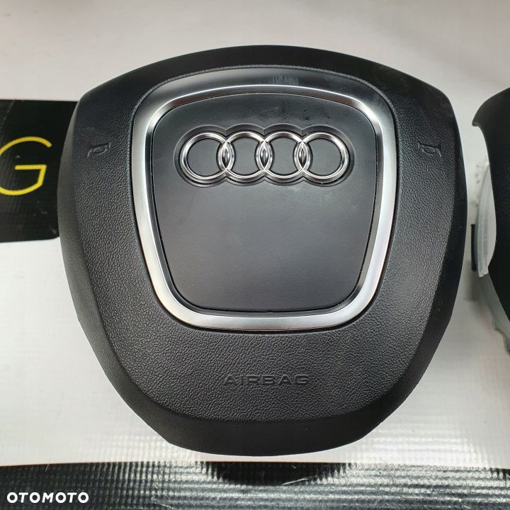 AUDI Q7 DESKA ROZDZIELCZA KONSOLA KOKPIT PULPIT PODUSZKI AIRBAG AIR BAG PASY KIT SET - 6