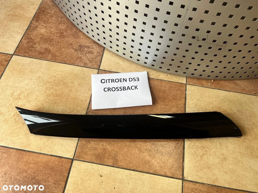 LISTWA SZYBY CZOŁOWEJ OSŁONA NAKŁADKA SŁUPKA PRAWA LEWA SŁUPEK PRAWY LEWY CITROEN DS3 CROSSBACK 2020 ROK ORYGINAŁ - 6