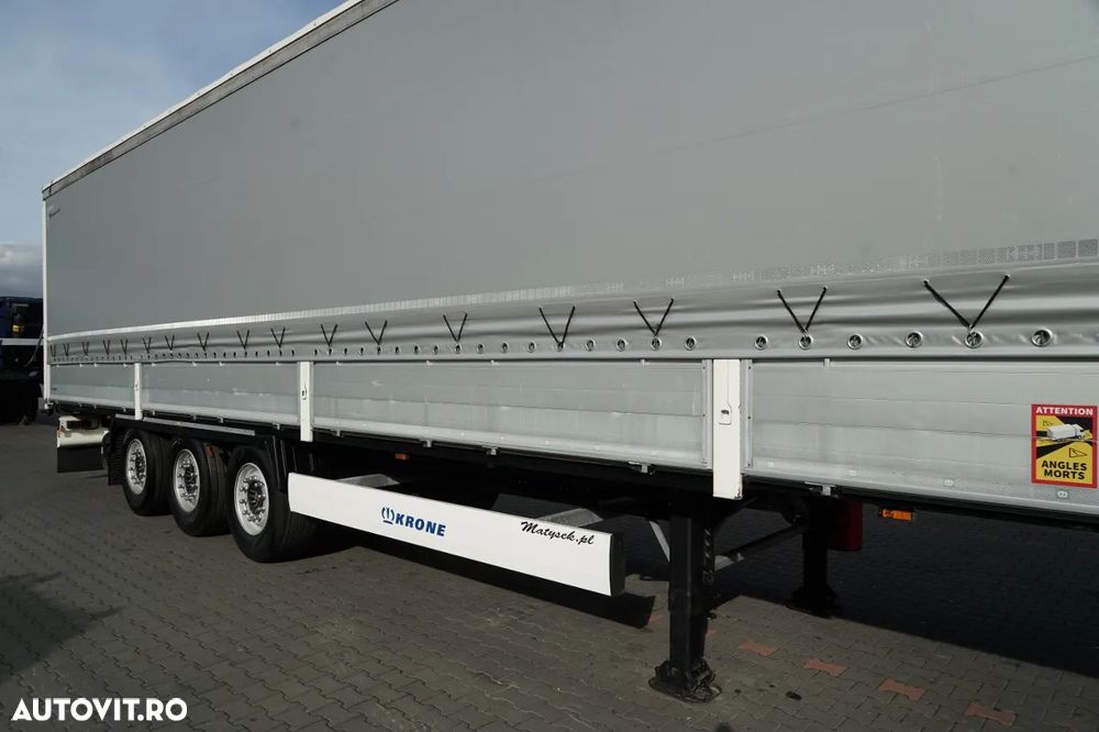 Krone CORTINĂ KRONE / LATERALĂ DE PLĂTIRE / AXĂ RIDICATĂ / SAF / STANDARD - 9