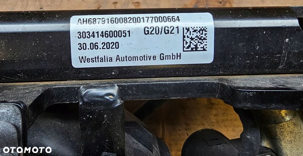 Hak holowniczy elektryczny BMW G20 G21 G20 G21 4 G22 G23 G24 G26 6879160 WESTFALIA - 2