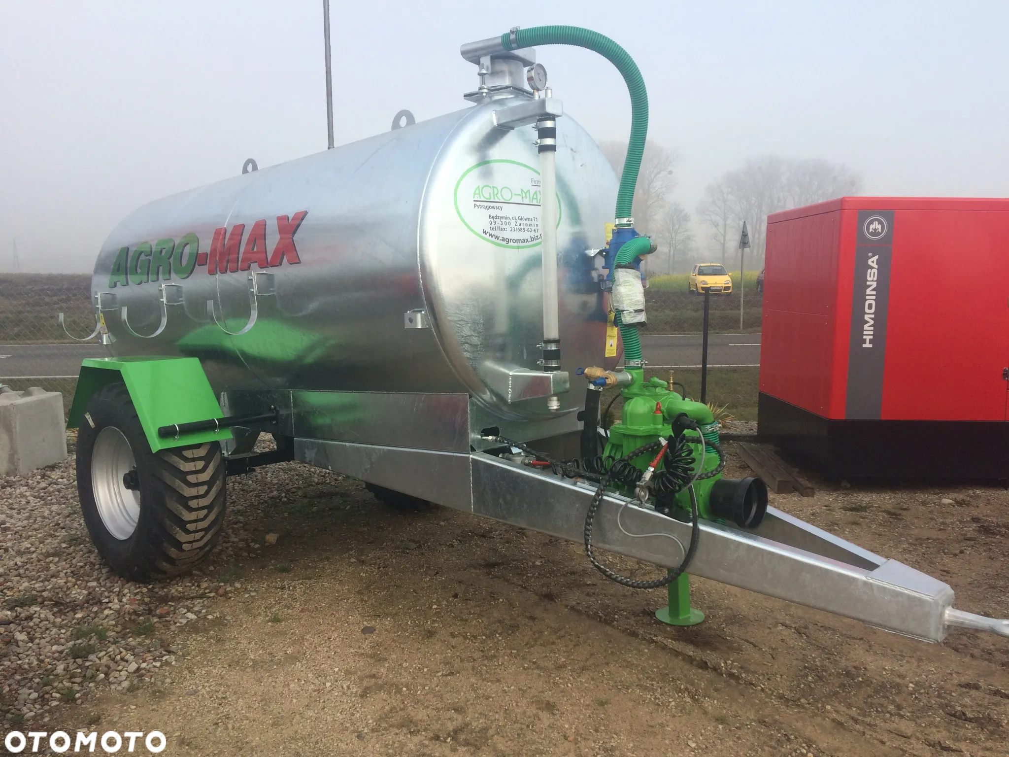 WÓZ ASENIZACYJNY BECZKOWÓZ BECZKA 5000L AGRO-MAX - OD RĘKI - 3