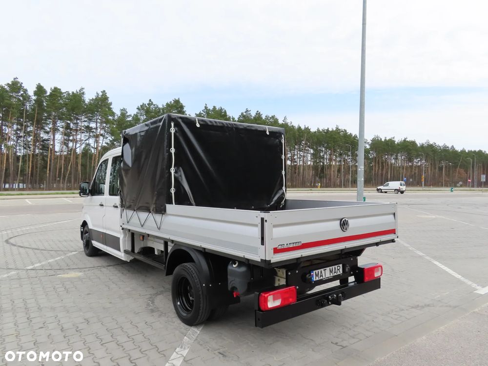 Volkswagen Crafter 50 BiTDI 2.0 177 KM L4 DOKA Brygadowy MIXTO Dubel 7-Mio Os.+838 Kg Ład. Skrzynia Ładunkowa 3514 mm, Rozstaw Osi 4490 mm, DMC 3500 Kg, Kat. Prawa Jazdy B, Tylne Koła Bliźniacze WZMACNIANY, HAK 3500 Kg, Tempomat, Asystent Jazdy Stan Wizualny I Techniczny JAK NOWY Gotowy Dostępny OKAZJA POLECAM - 5
