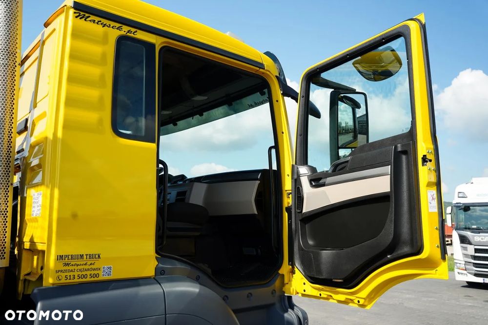 MAN TGS 26.420 / 6x4 / WYWROTKA 2 STRONNA / HYDROBURTA / BORDMATIC + HDS PALFINGER 18002 / ROTATOR / PILOT / EURO 6 - 36