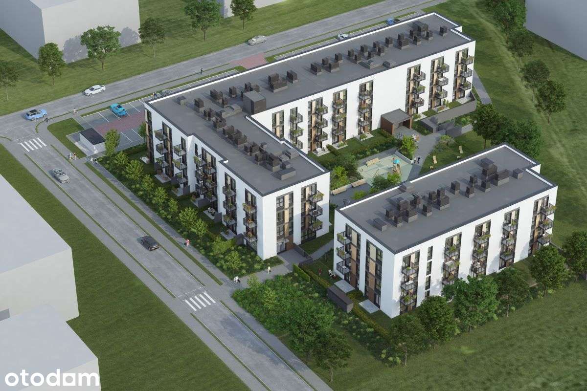 2-pokojowe mieszkanie 42m2 + balkon