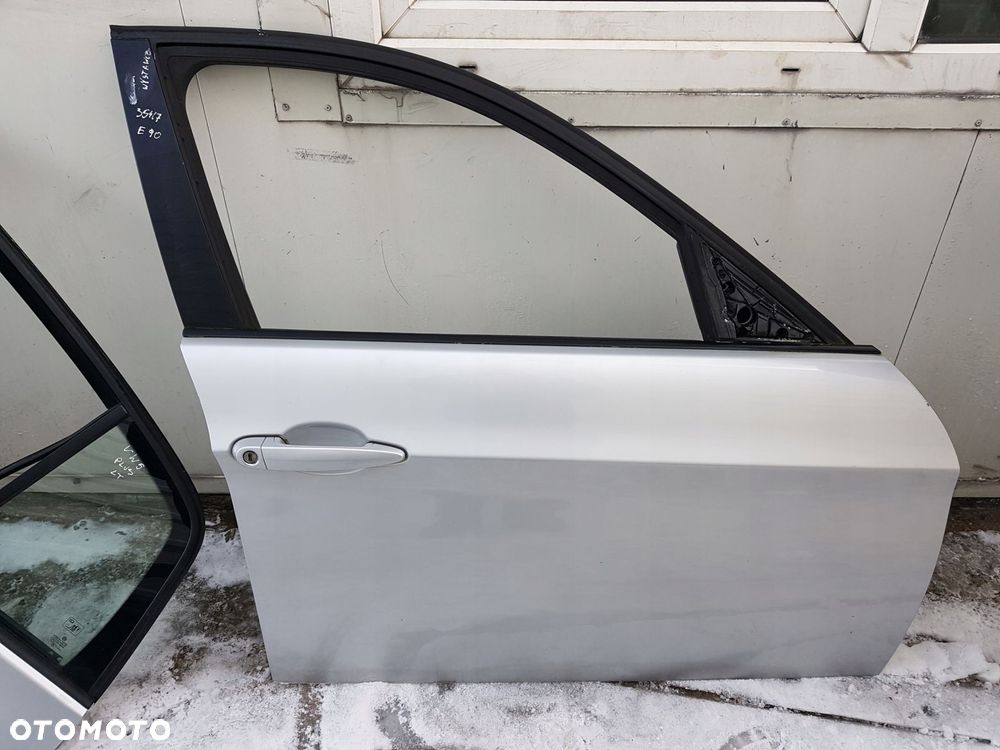 BMW 3 E91 E90 DRZWI PRAWE PRZÓD TITANSILBER 354 - 1