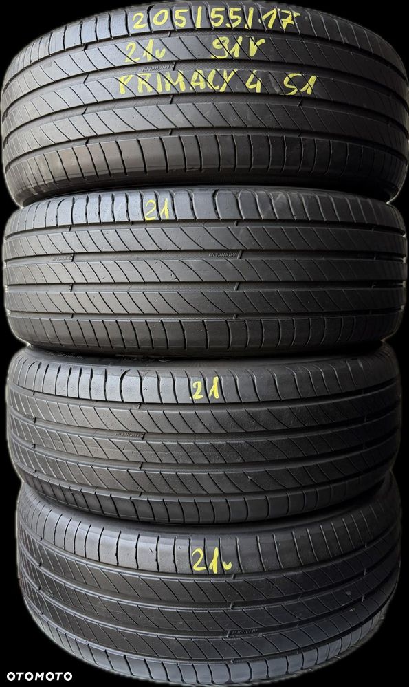 4 x 205/55R17 Michelin Primacy 4 S1 - 1