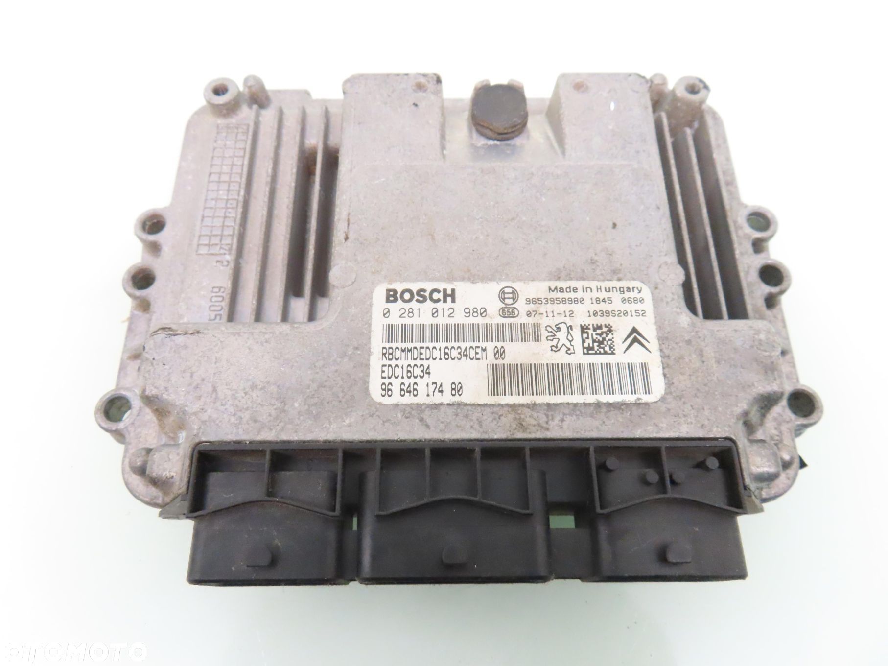 STEROWNIK CITROEN C4 Picasso I 1.6 HDi 0281012980 9664617480 - 1