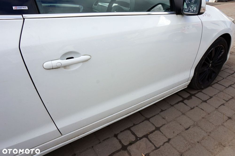 DRZWI PRZEDNIE PRAWE LAGUNA III PH1 COUPE OV369  BIAŁY RENAULT 2007-2012 - 2