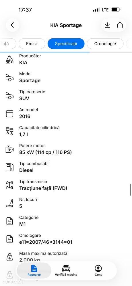 Kia Sportage 1.7 CRDI 2WD Spirit - 29