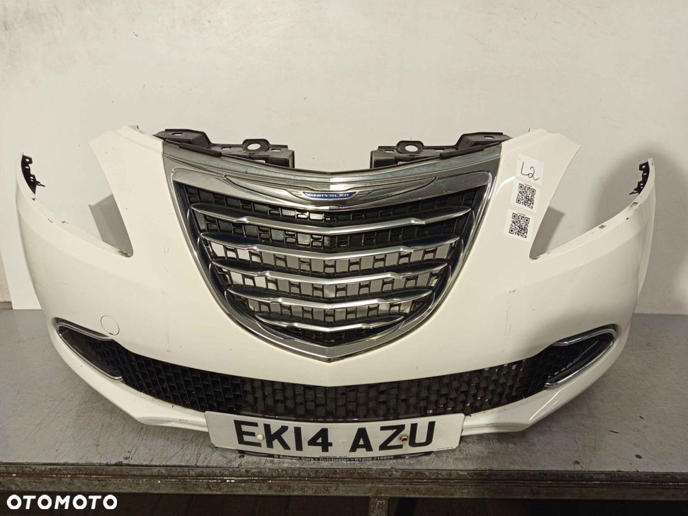 + ZDERZAK PRZÓD PRZEDNI CHRYSLER LANCIA YPSILON 3 III 268/A BIAŁY HALOGENY - 1