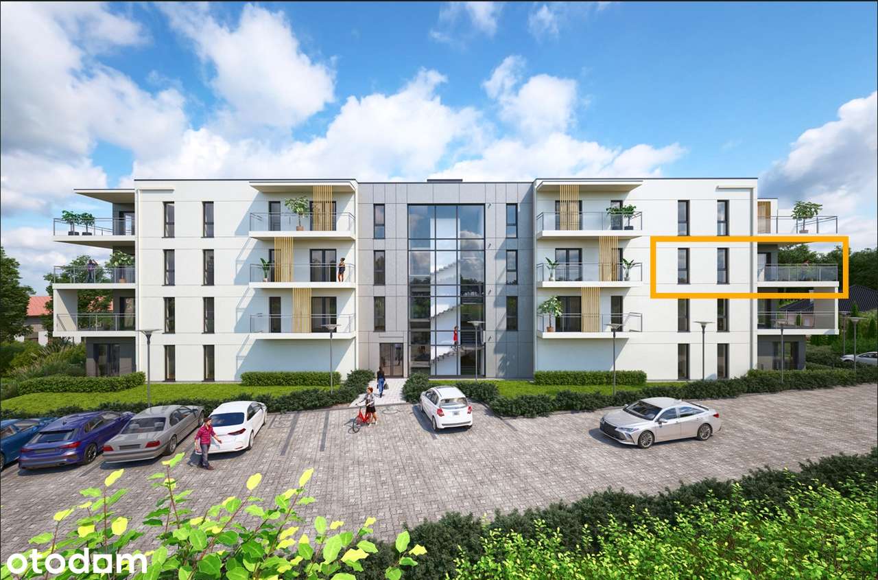 Mieszkanie na sprzedaż, 3 pokoje, 59 m², Lipno
