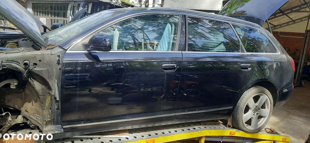 AUDI A6 C6 FL DRZWI Tył drzwi avant kombi  Tylne zawieszenie ława kompletne KOMBILAKIER LY9B LUSTERKO PRAWE FL z kierunkowskazem