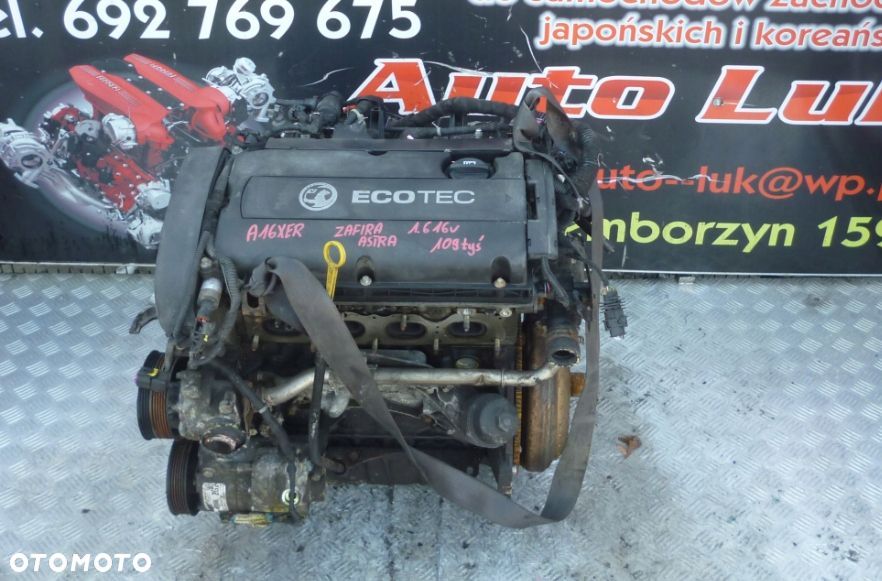 SILNIK OPEL ZAFIRA ASTRA 1.6 16V A16XER 109 TYS - 1