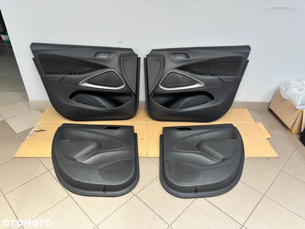 OPEL CROSSLAND X KOMPLET TAPICERKA BOCZNA DRZWI TYŁ PRZÓD ALCANTARA EU - 2