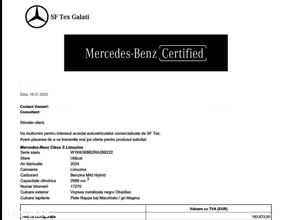 Mercedes-Benz S 450 4MATIC MHEV Long Aut. - 40