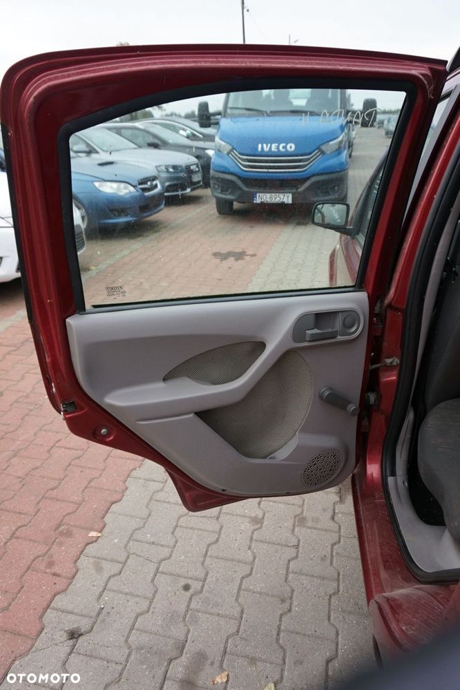 DRZWI TYLNE LEWE PANDA II 132F  CZERWONY ROSSO FIAT 2003-2012 - 7