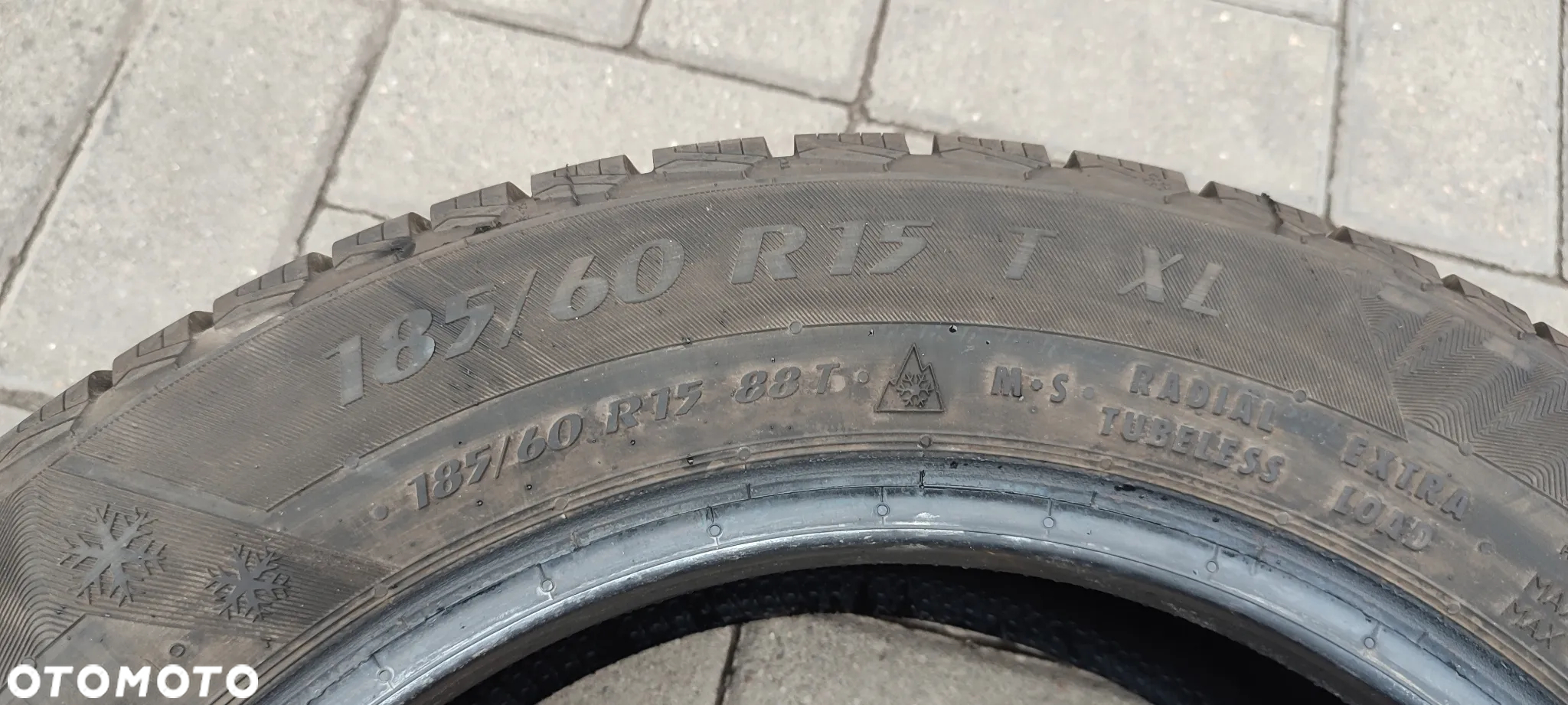 OPONY ZIMOWE 185/60R15 MATADOR NORDICCA (2622) ZIMA KOMPLET - 5