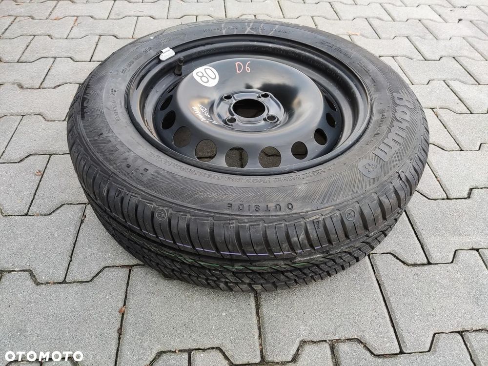 KOŁO DOJAZDOWE ZAPASOWE DOJAZDÓWKA 15 RENAULT CLIO IV LIFT 2016-2019 4X100 - 2