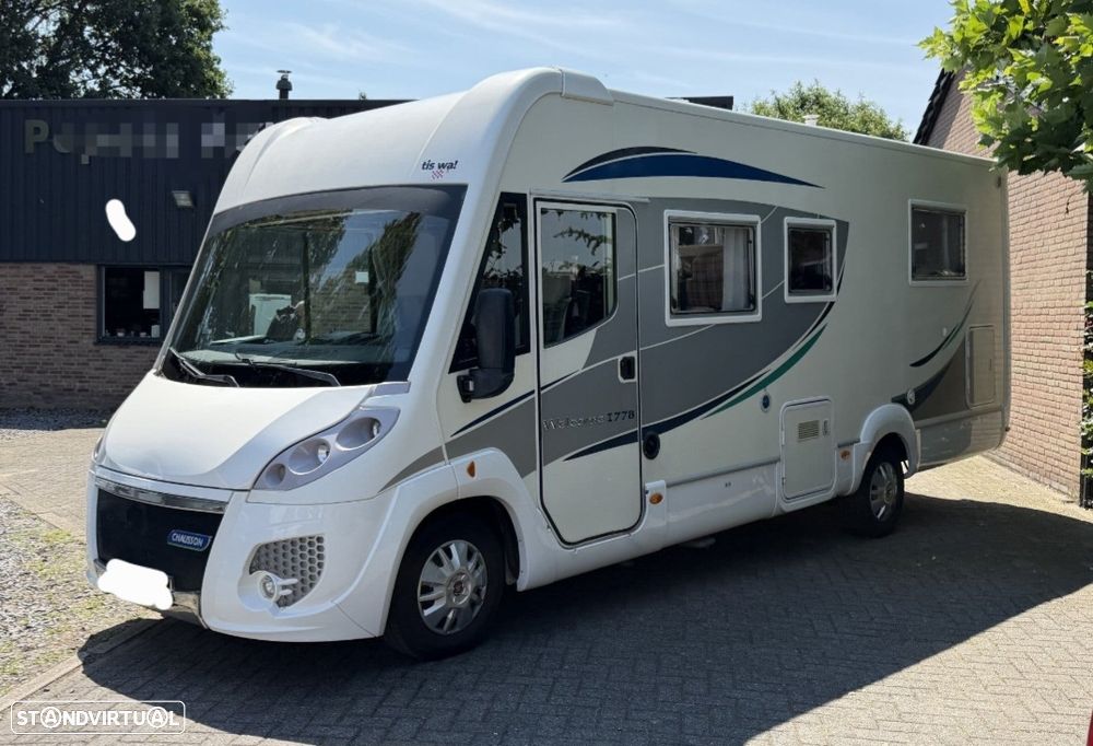 Chausson Welcome I 778 Cama central + Basculante + frigorífico 190L - 1