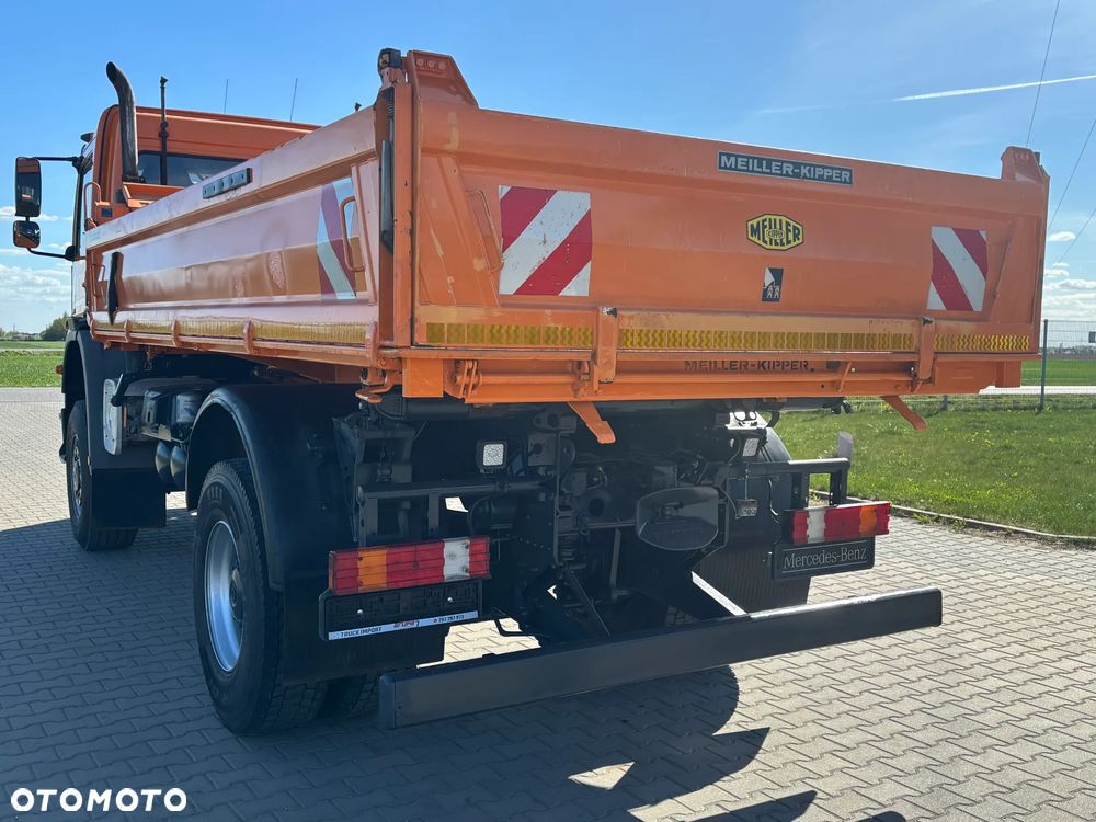 Mercedes-Benz AXOR 1828 4x4 blokady, biegi terenowe, oryginalna wywrotka Meiller kiper , hydraulika do wywrotu , zawieszenie resor, czołownica do pługa, klimatyzacja , webasto , elektryka - 16