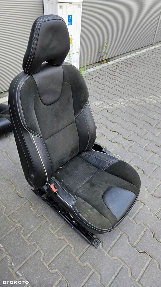 fotele fotel kanapa tył komplet półskóra volvo v40 ii rdesign r-design - 3