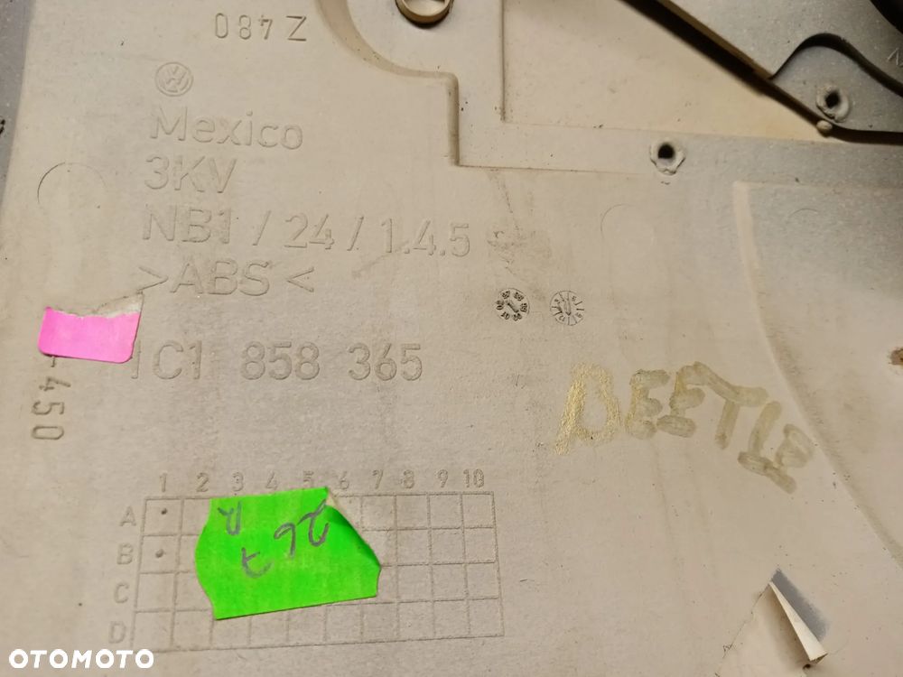 Osłona zaślepka deski konsoli VW New Beetle 1C1858365 - 6