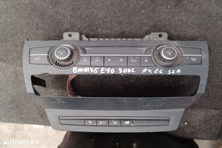 Comanda clima 9157554 9208218 9157554 9208218 BMW X5 E70 [2006 - 2010 - 1