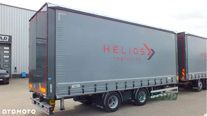 DAF 480 FAR Low Deck 6x2 – zabudowa kurtynowa WECON Przyczepa Kurtynowa WECON PC 780 18.0t - 13