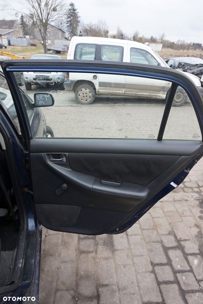 DRZWI TYLNE PRAWE COROLLA E12 LIFT 5D HB 8P4  GRANATOWY TOYOTA 2004-2007 - 5