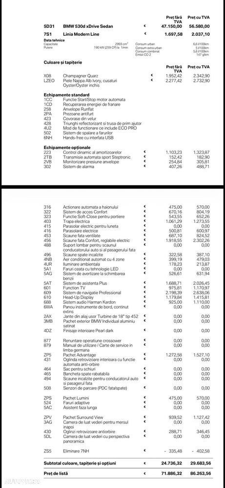BMW Seria 5 530d xDrive Aut. Luxury Line - 7
