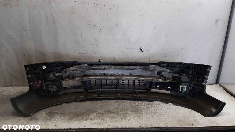 ^ ZDERZAK PRZÓD PRZEDNI AUDI A4 B6 LY9B CZARNY HALOGENY - 3
