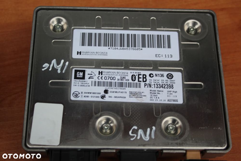 RADIO PANEL WYŚWIETLACZ OPEL INSIGNIA CD400 BLUETOOTH KOMPLETNE - 5